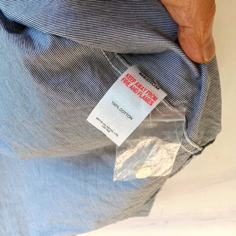 Men's Gray Long-Sleeve Shirt.make Easy.