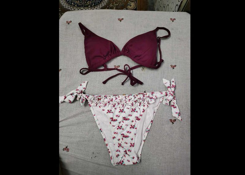 Cute Floral Bikini Set