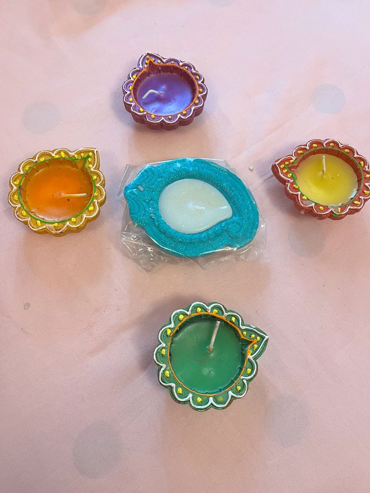 Set Of 5 Diya