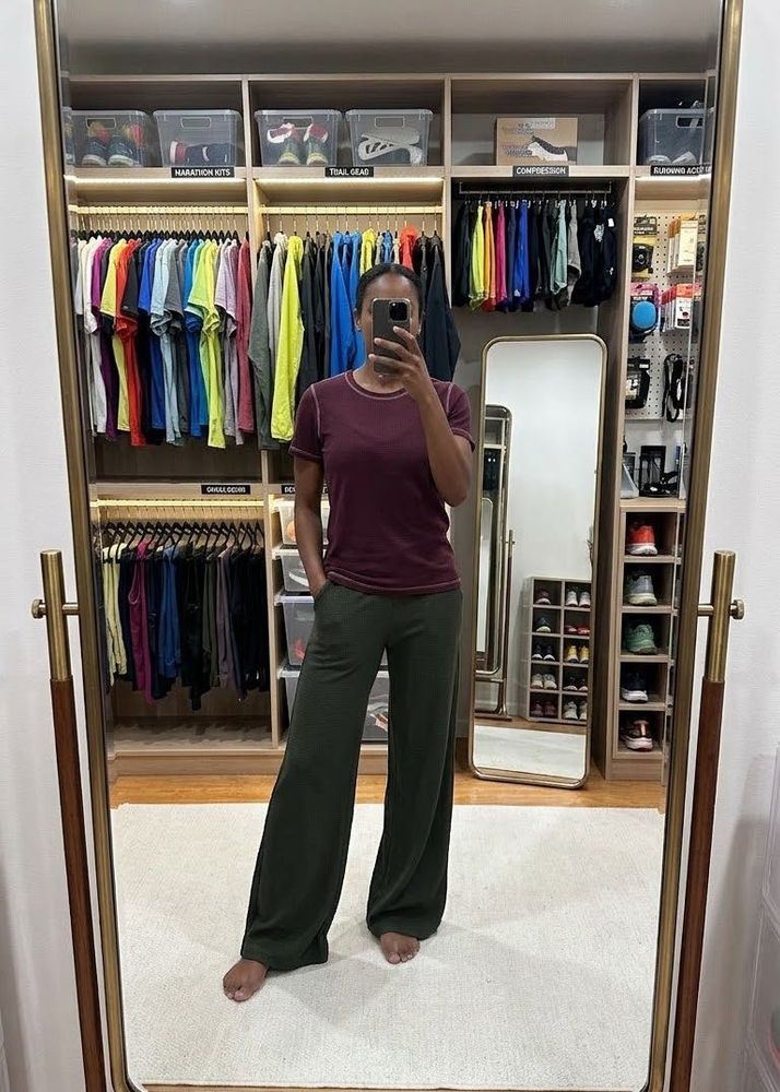 combo tshirt and wide leg trouser