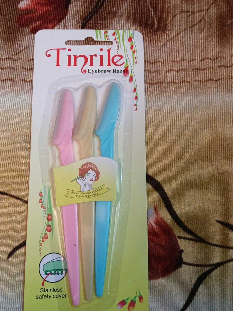 Tinrile Eyebrow Razors - Pack of 3