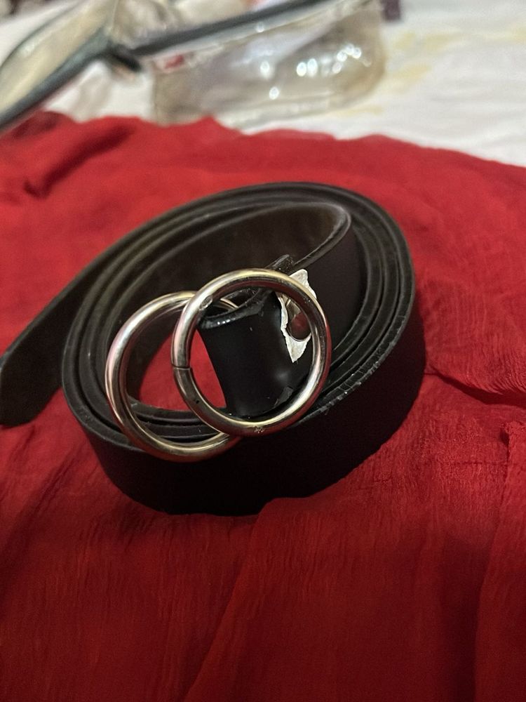 Stylish Double Ring Belt