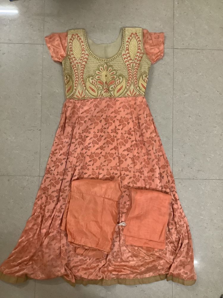 Elegant Indian Ethnic Anarkali Suit Set