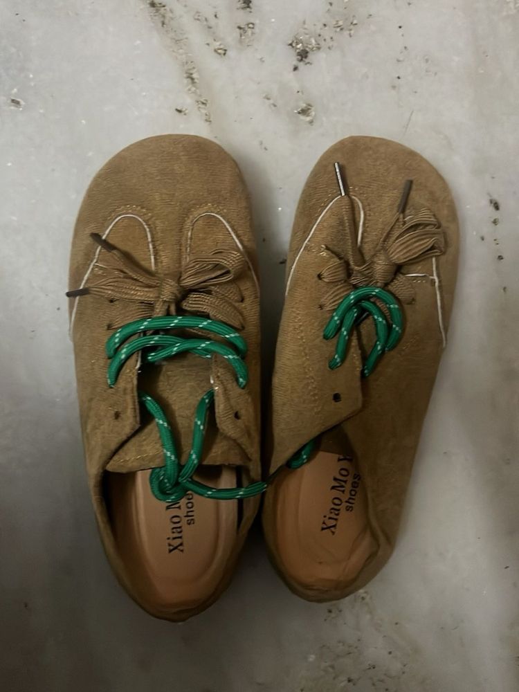 Slip ons Suede Lace-Up Shoes