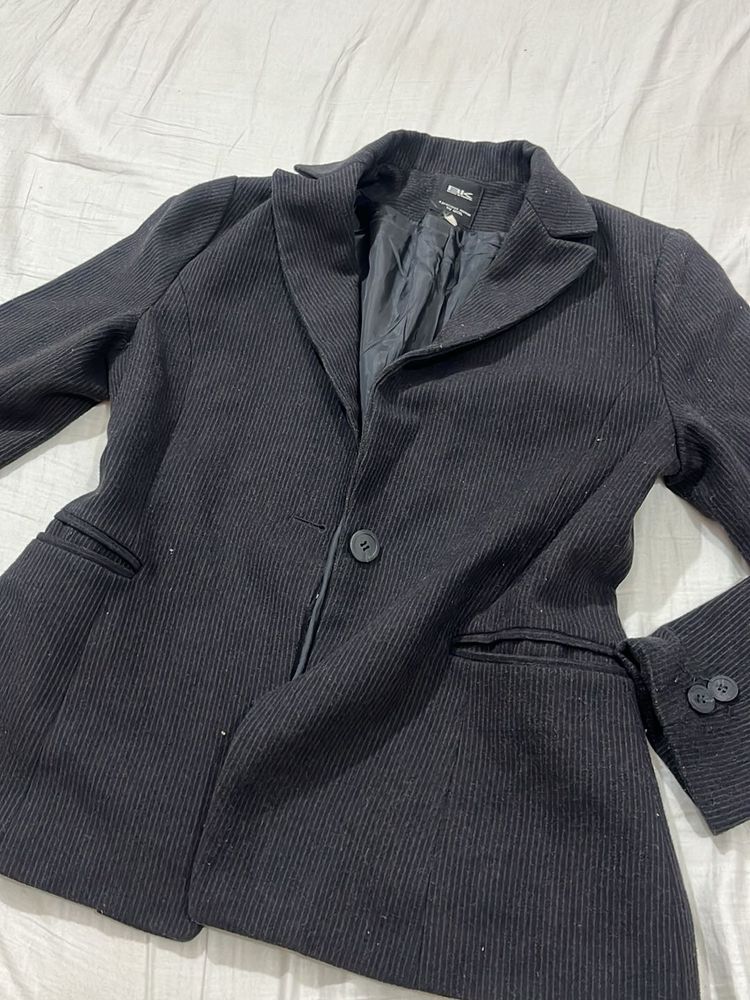 Chic Striped Women's Blazer