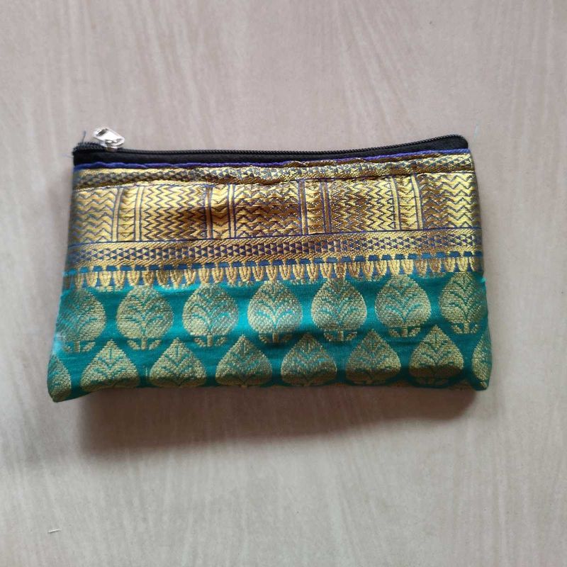 Ethnic Silk Pouch