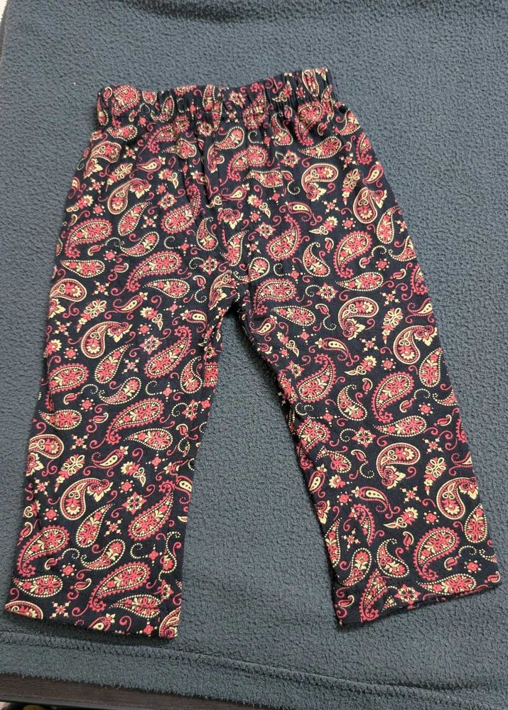 Paisley Print Baby Pants