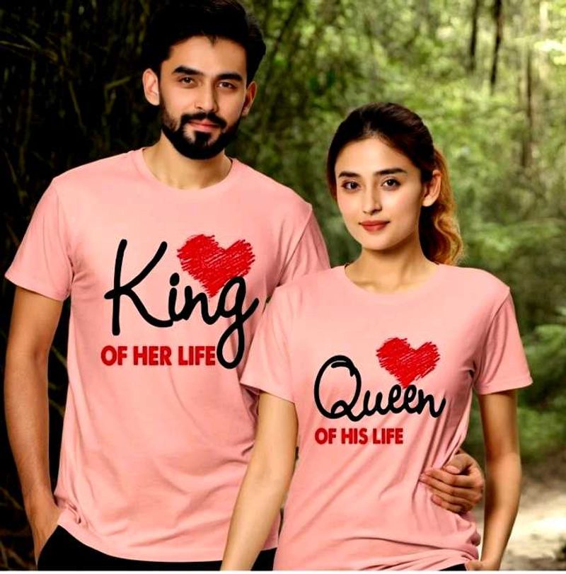 King &amp; Queen Matching Tees