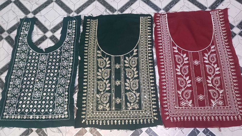 Neck embroided patches multicolour combo of 20 New