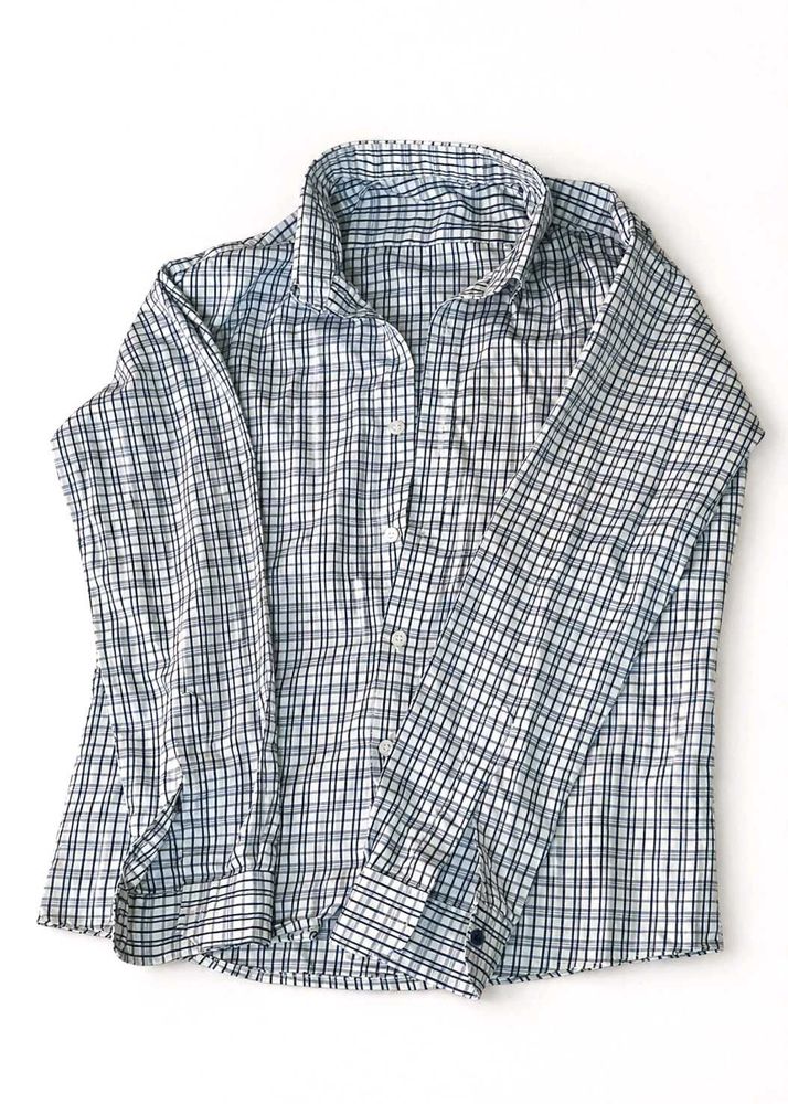 Men's Classic Plaid Button-Down Shirt