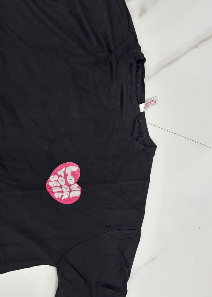 Black Graphic T-Shirt
