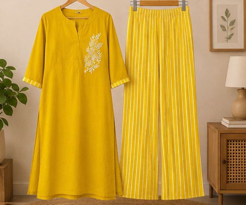 kurti pant set