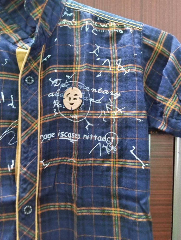 kids Plain Graphic Shirt