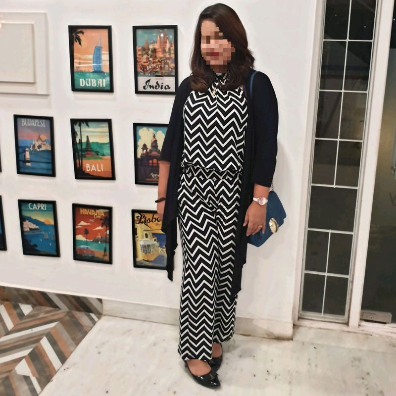Trendy Halterneck Jumpsuit Only