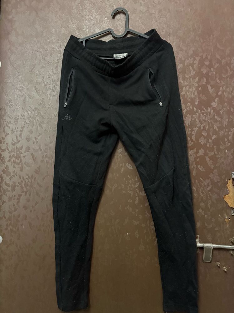Black Track Pants with Zippers