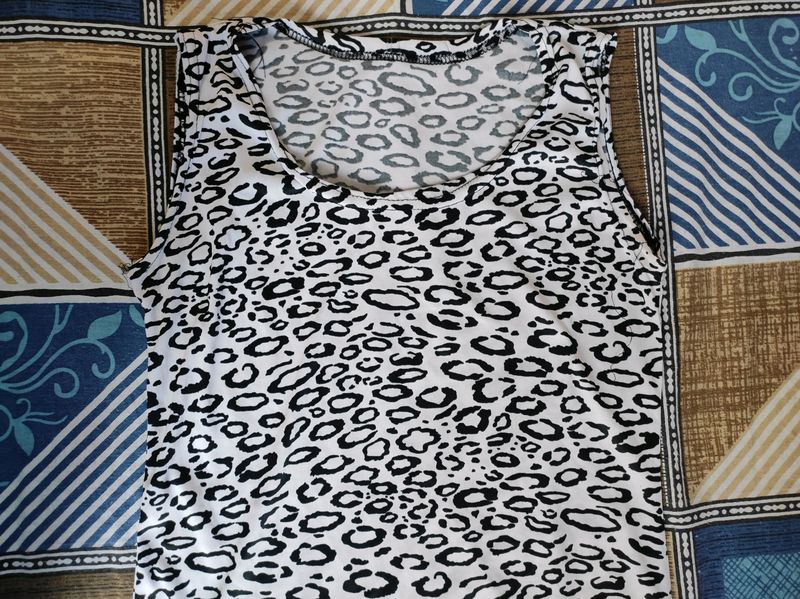 Cute Panda Print Tank Top