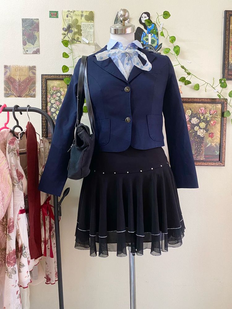 Blazer and skirt set