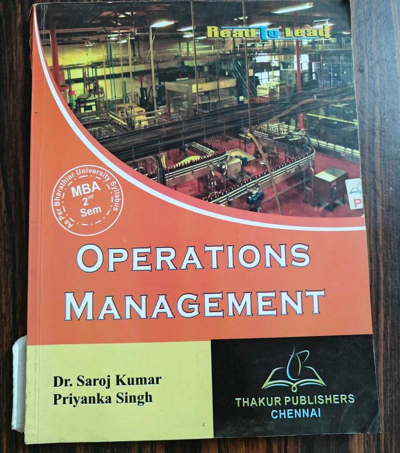 Operations Management Book for MBA