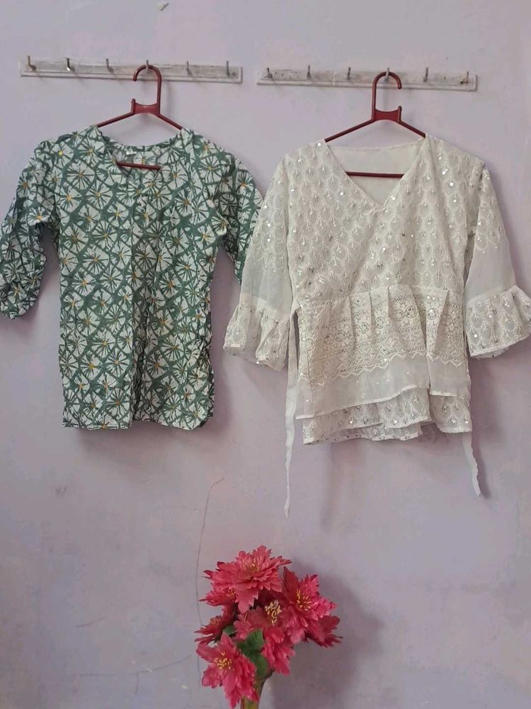 Stylish Women's Kurtis (Set of 2)