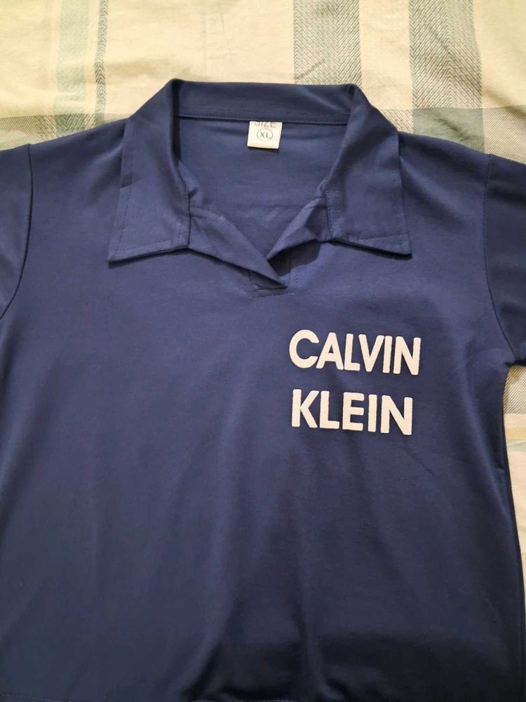 Calvin Klein Blue Polo T-Shirt