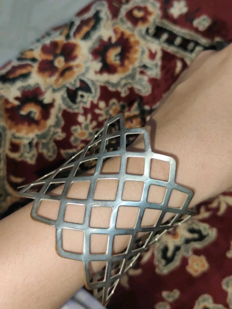 Unique Geometric Cuff Bracelet