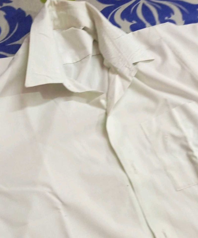 Classic White Men's Shirt