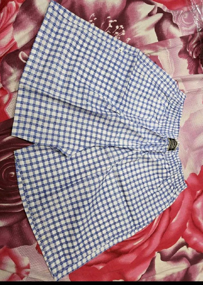 Blue Gingham Boxers