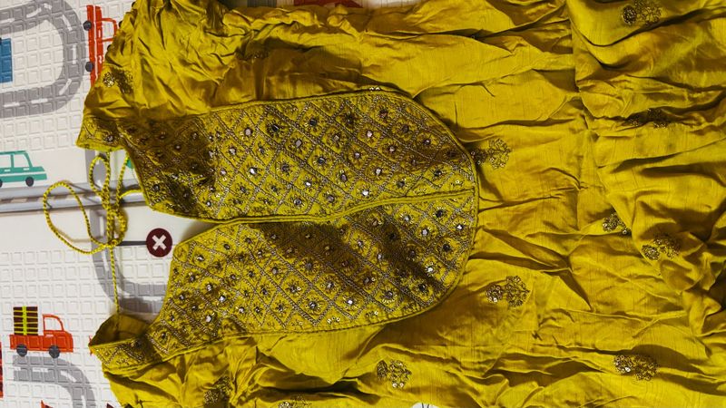 Embellished Mustard Yellow Suit
