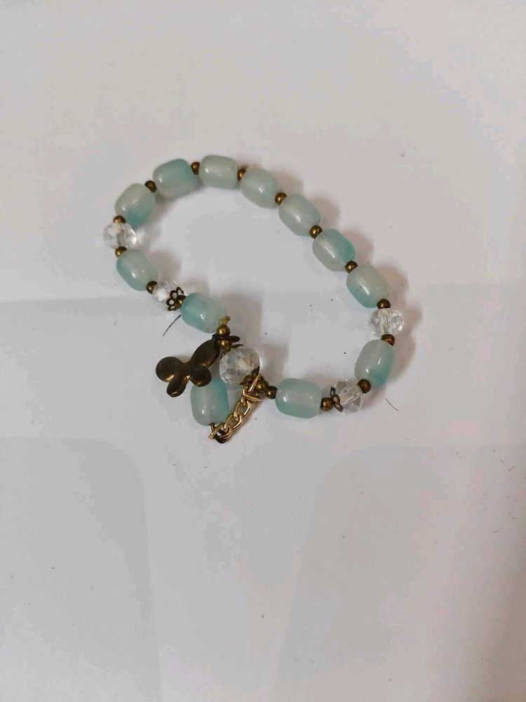 Charming Beaded Bracelet with Charm