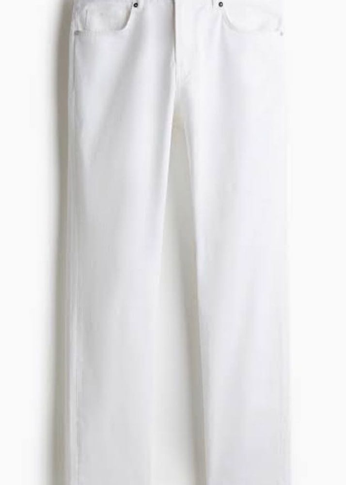 Classic White Denim Jeans