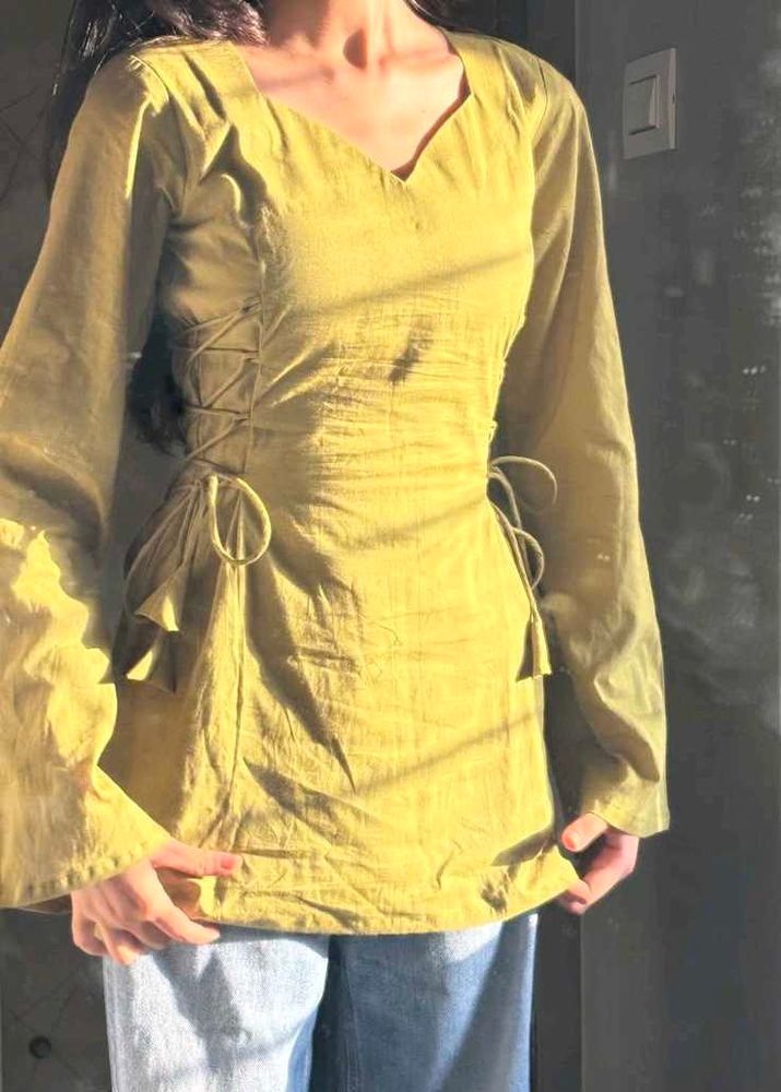 Flowy Bell Sleeve Kurta