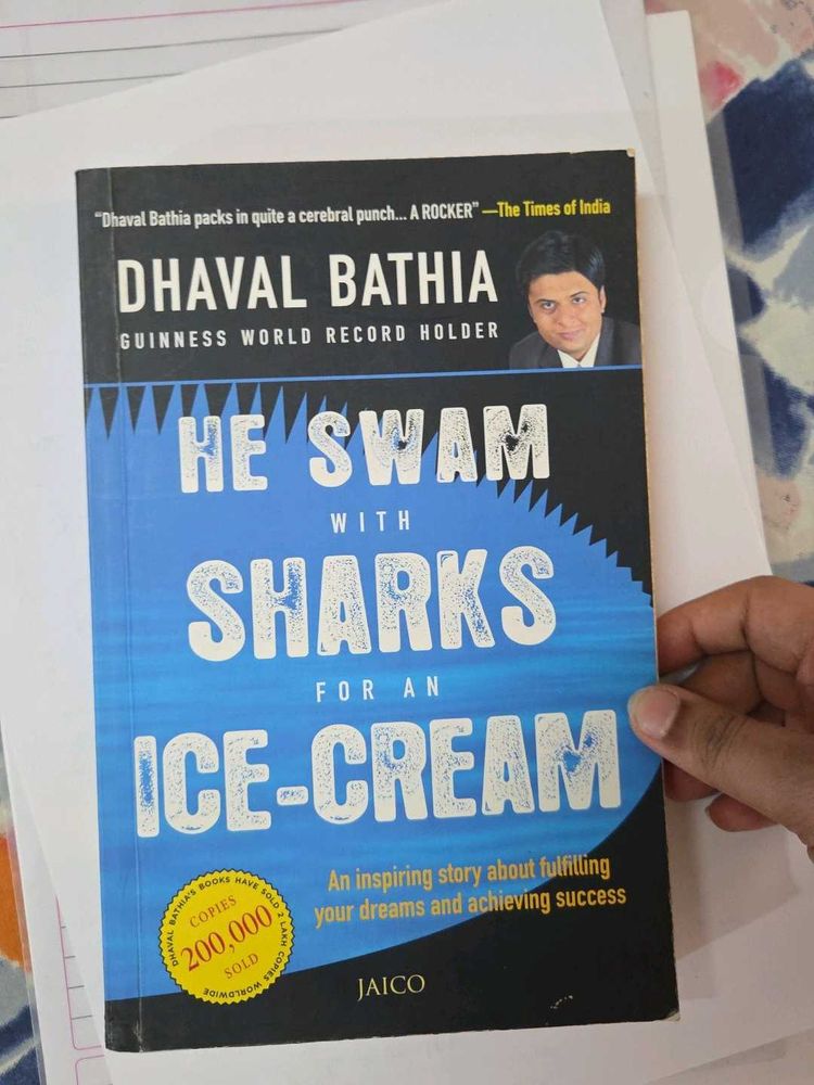 He Swam With Sharks For An Ice-Cream