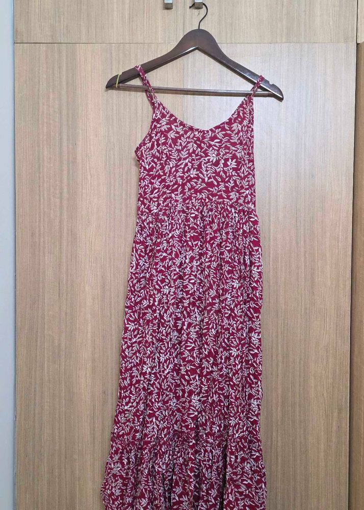 Floral Print Maxi Dress