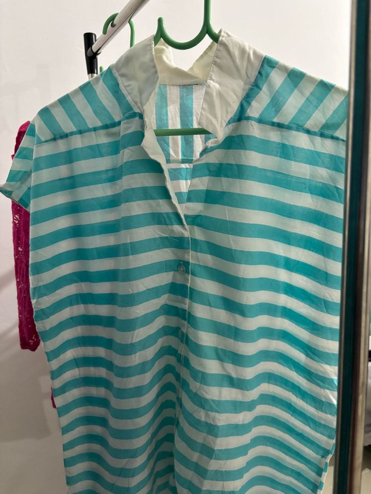 Striped Cotton Kurta