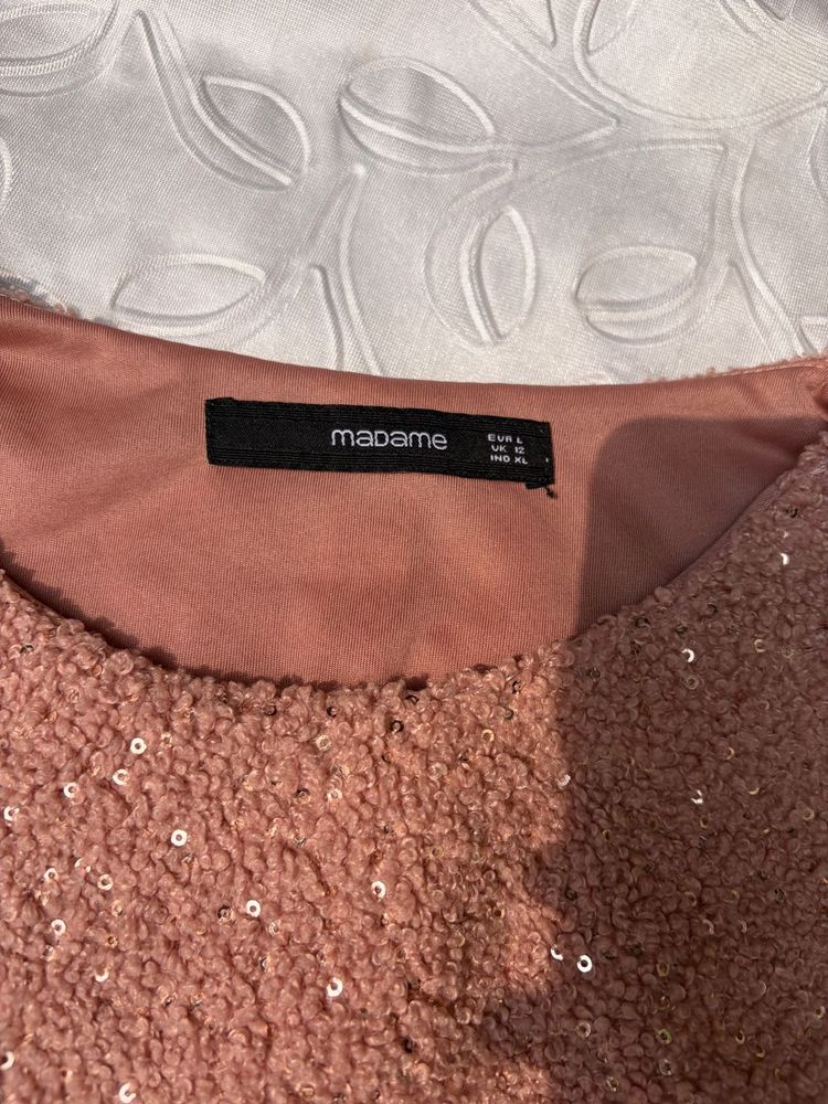 Madame Sparkling Teddy Hoddie Pullover