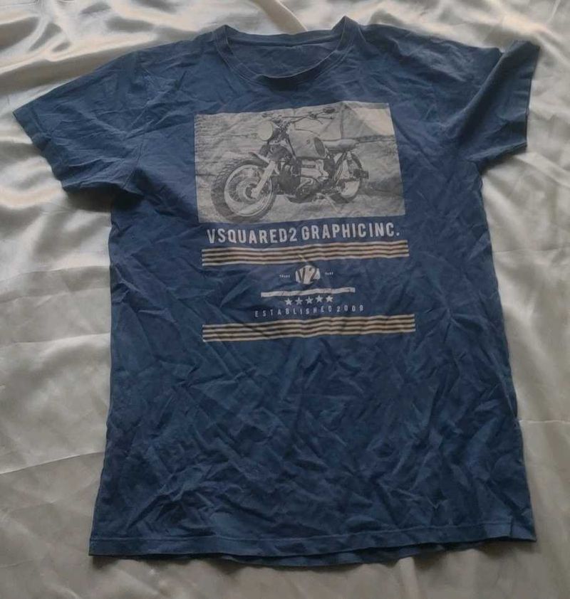Blue Graphic T-Shirt