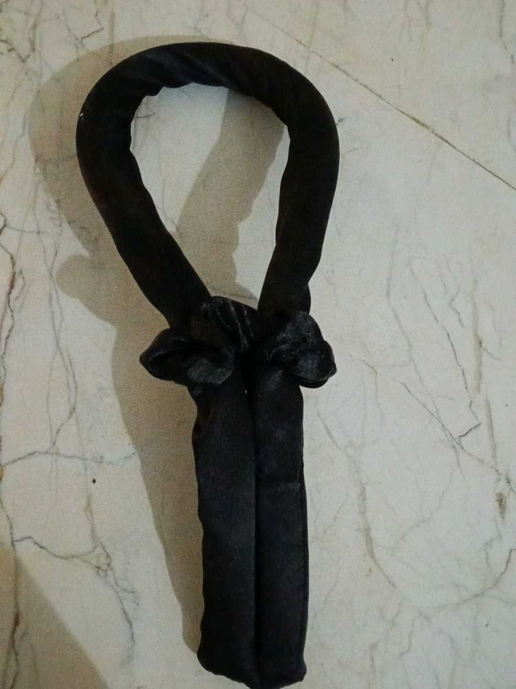 Black Velvet Scrunchie Bow