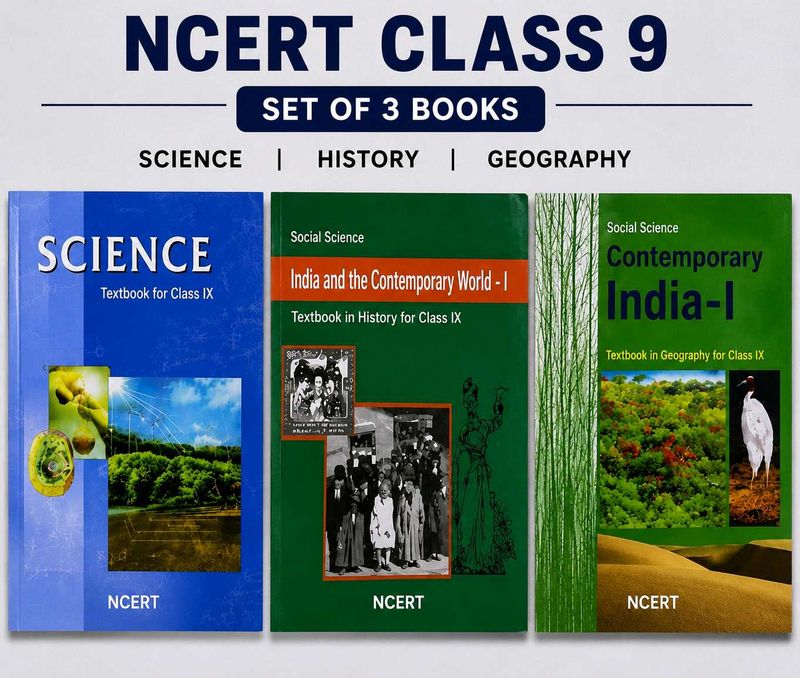 NCERT Class 9 Books - Science, History, Geography
