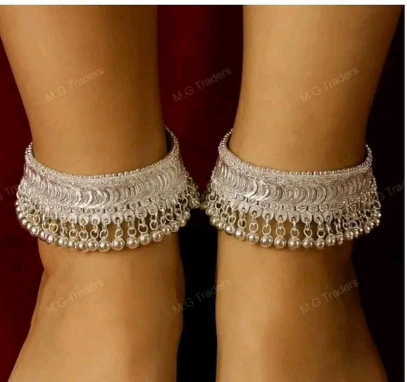 😱. Ethnic Silver Anklets 🔥
