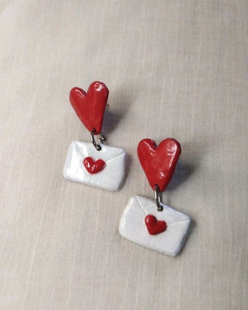 Cute Love Letter Earrings