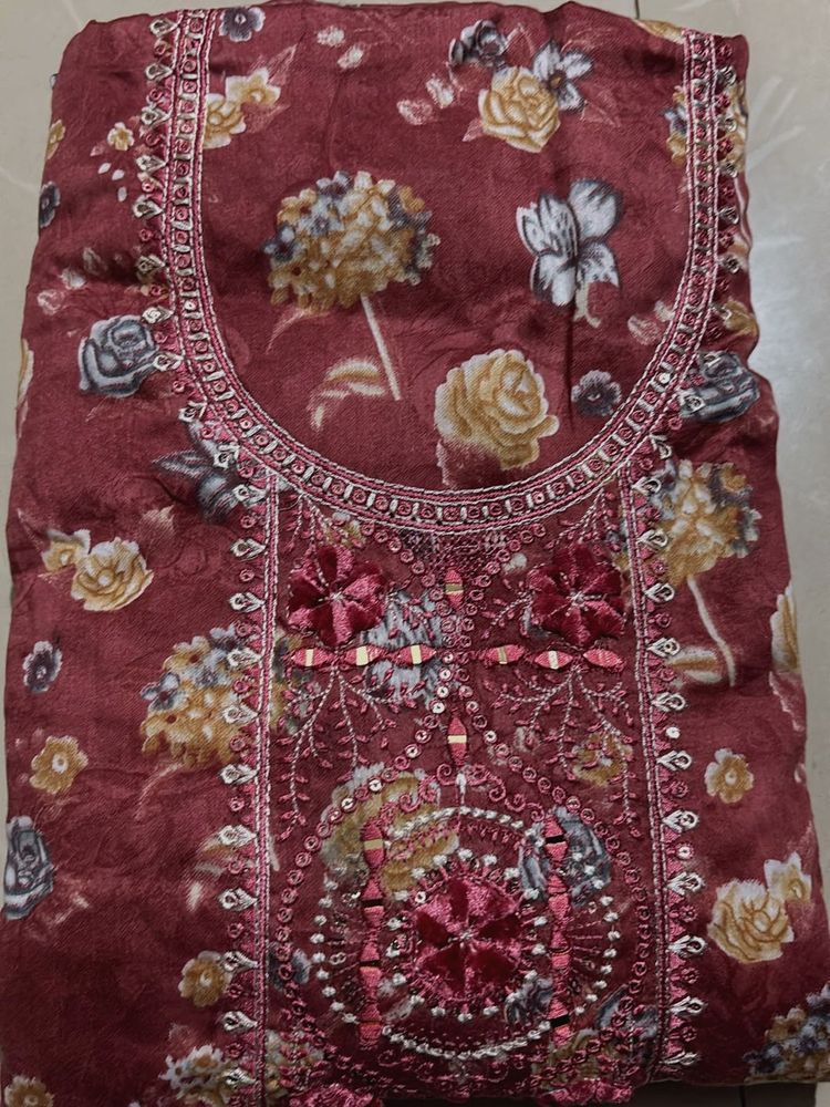 Party wear dress  Material