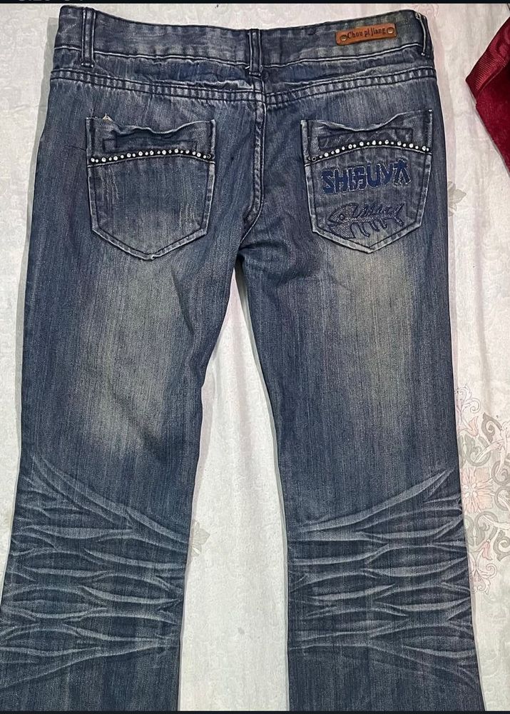 Stylish vintage Blue Denim Jeans