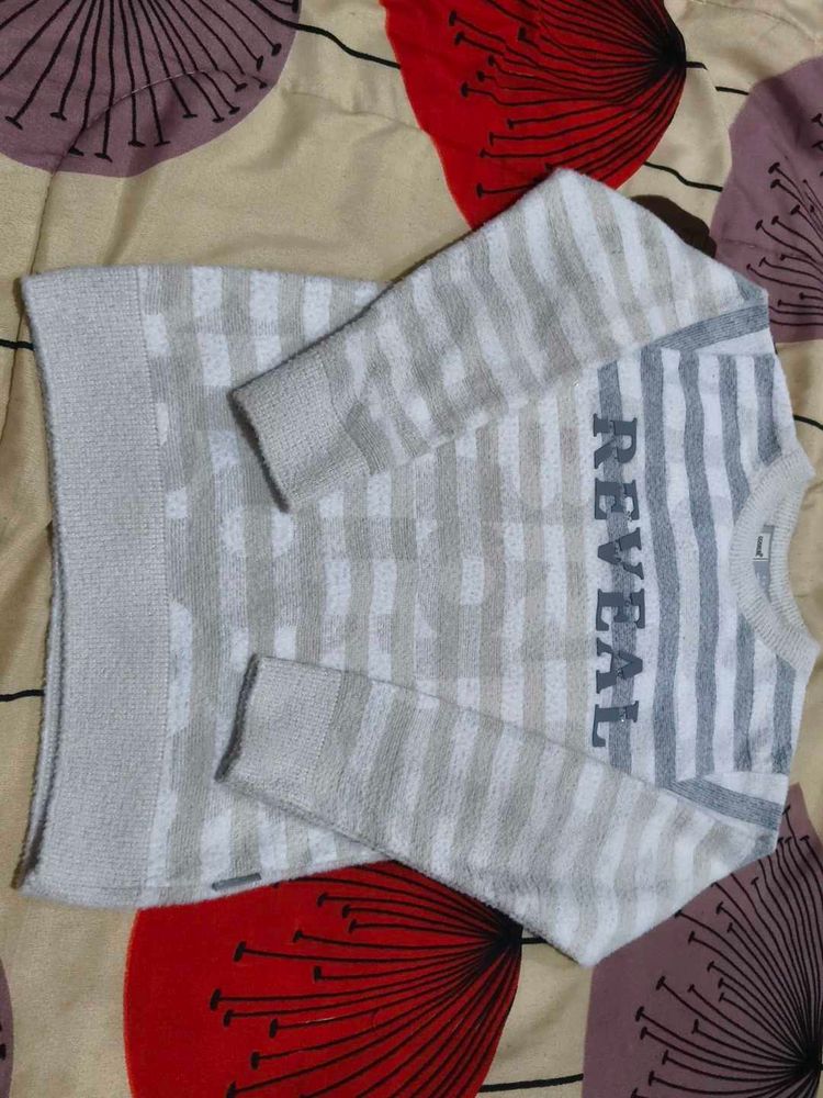Striped Knit Sweater