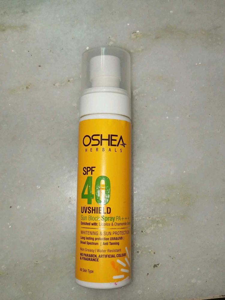 New Spray Sunscreen