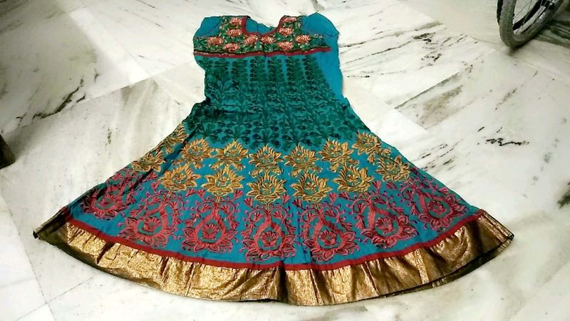 Fully Embroidered Anarkali Kurta