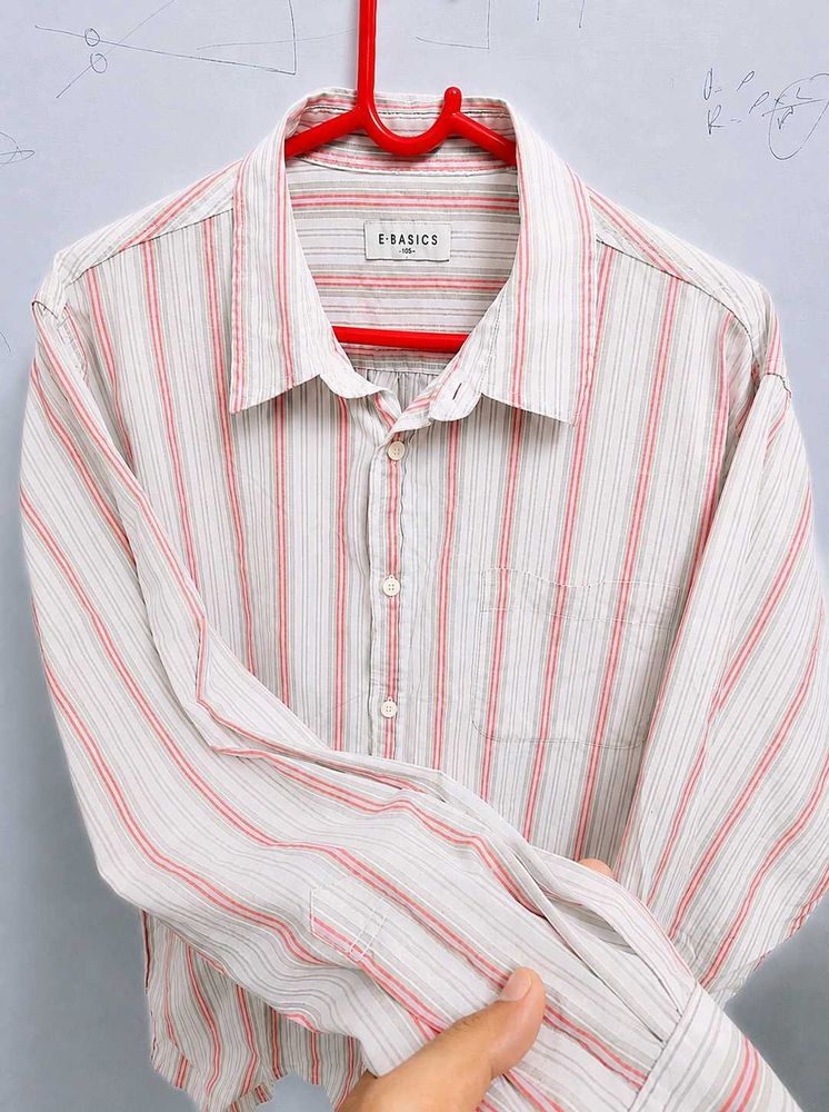 E. Basics old money Button-Down Shirt