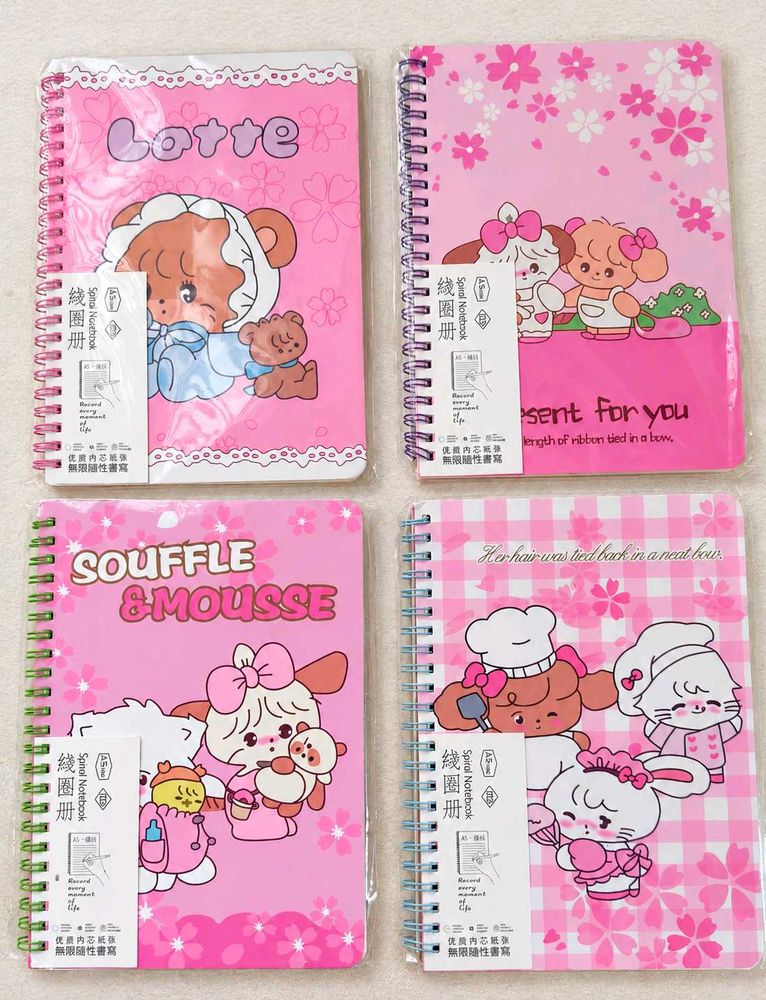 🎀 Mikko Kawaii Spiral Notebooks