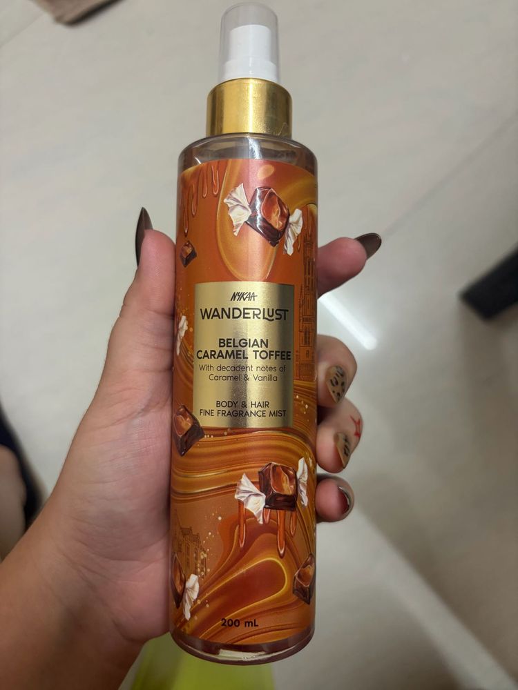 Nykaa Wanderlust Belgian Caramel Toffee Mist