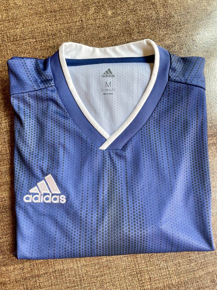 Adidas Blue Dotted T-Shirt