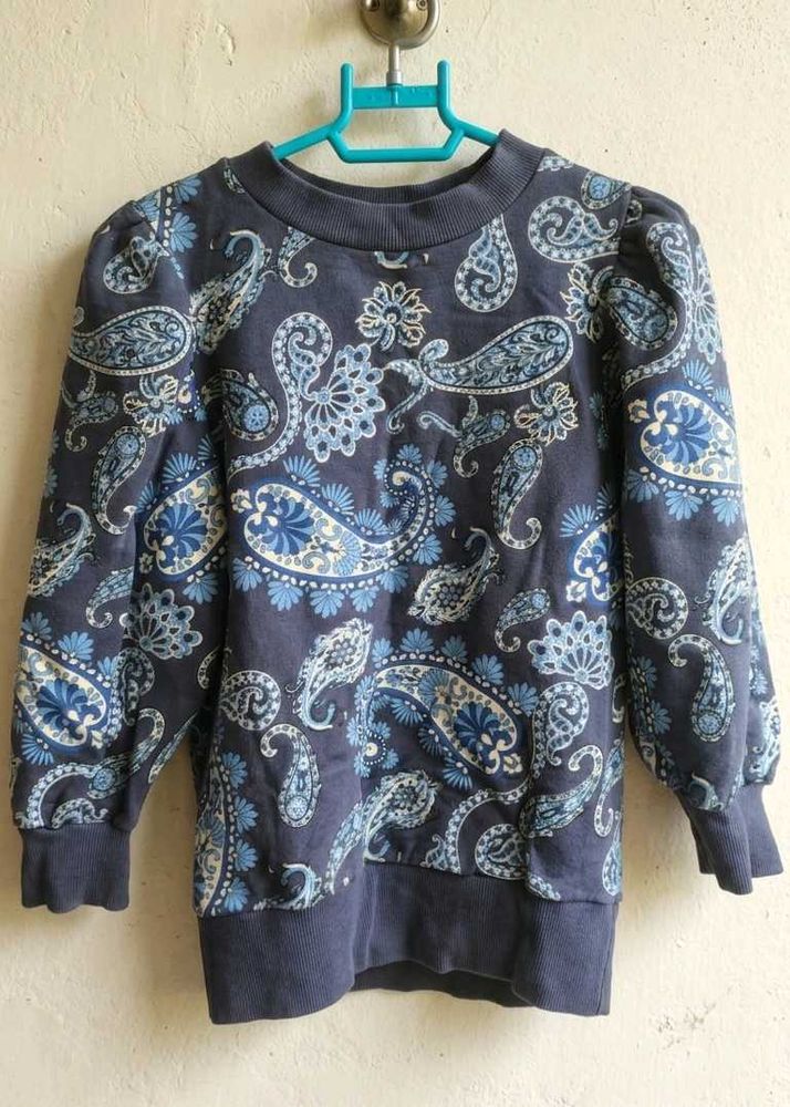 Paisley Print Top